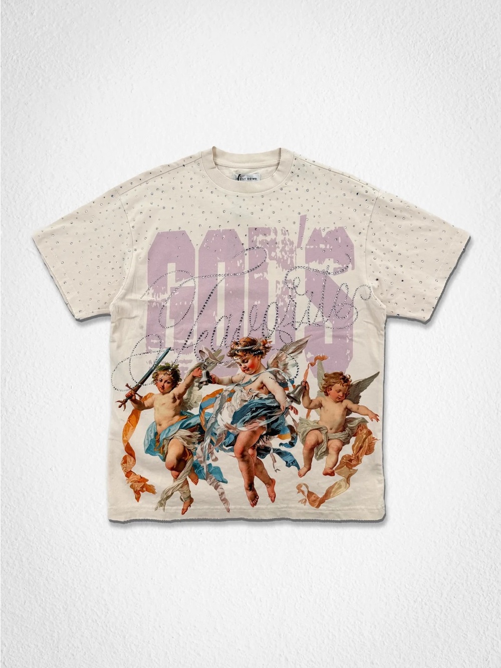 GOD'S FAVORITE DIVINE BABY ANGEL TEE - UNISEX - SMALL